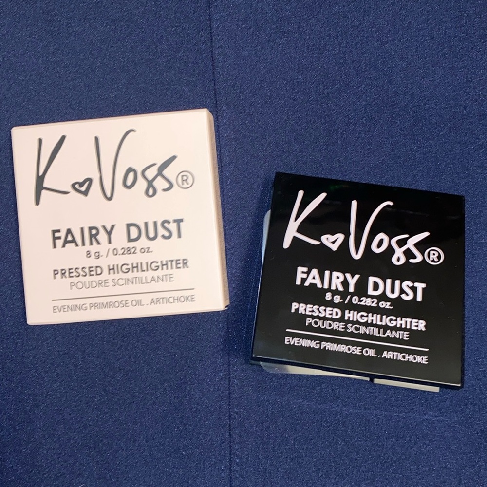 KVOSSNYC Fairy Dust Pressed Highlighter in Moonlight & Starkissed